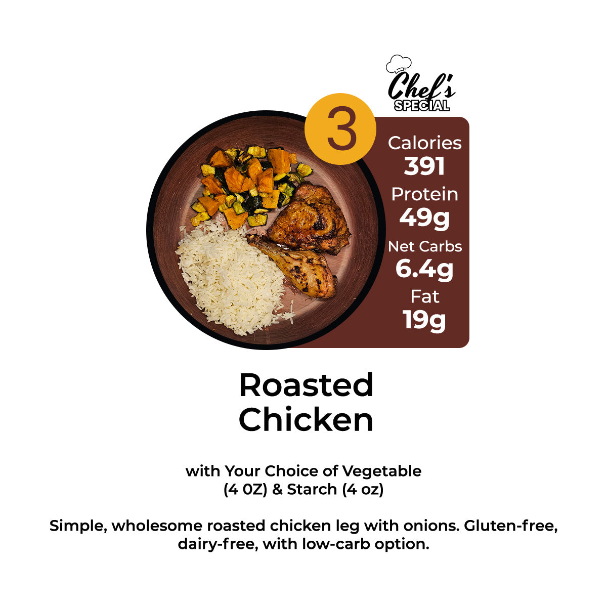 15 Meal Plan (Free Delivery with code FREESHIP)